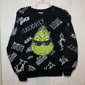 The Grinch Dr Seuss Sweatshirt Ugly Christmas Sweater Women's XS